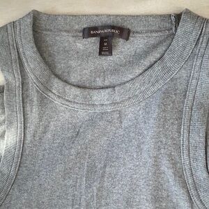 Banana Republic Gray Women's Top petite medium